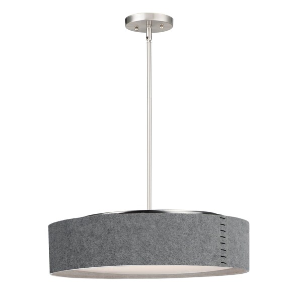 Maxim Lighting Prime Acoustic 20 LED Pendant 10226GYSN - main